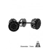 Black Sterling Silver Earrings